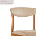 Ver imagem 6 de Conjunto Sala de Jantar Mesa Madeira Maciça Genova 6 Cadeiras Monaco