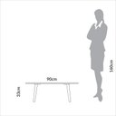 Ver imagem 4 de Mesa de Centro Oval Lisboa Off White/frejó - Dalla Costa