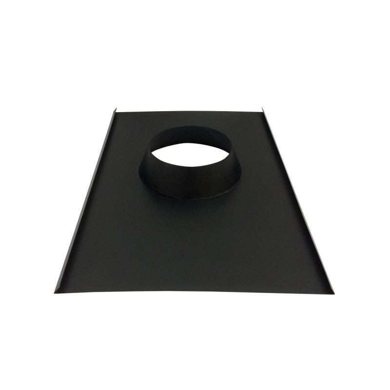 Rufo colarinho de telhado preto para chaminé de 255 mm de diâmetro - 1