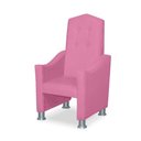 Ver imagem 5 de Mini Cadeira Poltrona Infantil Troninho Decorativa Suede Rose