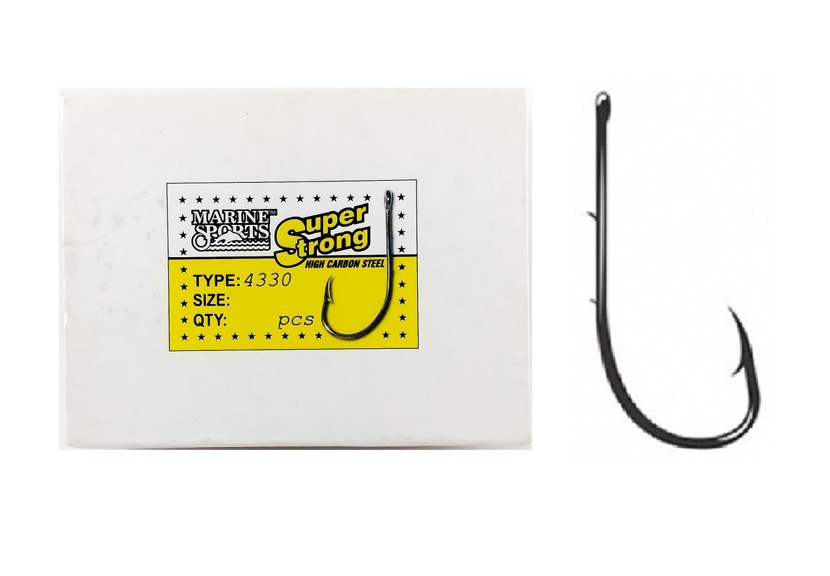 Anzol Marine Sports Super Strong 4330 - 2/0 Caixa 100un - 1