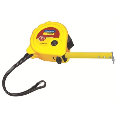 Trena Tramontina com Fita de Aço e Corpo em Abs com Freio Duplo 3 M Tramontina