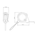 Ver imagem 7 de Trena Tramontina com Fita de Aço e Corpo em Abs com Freio Duplo 3 M Tramontina