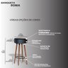 Banqueta Romã 70 Cm para Cozinha e Balcão Egmobile Roma - 3