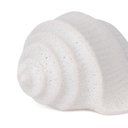 Ver imagem 3 de Escultura Decorativa Concha em Cerâmica Branca 19,5cm 22477 Mart