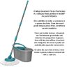 Rodo Mop Flash Limp Giratório Com Balde e Kit 5 Peças Lavanderia Completa - 3