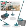 Rodo Mop Flash Limp Giratório Com Balde e Kit 5 Peças Lavanderia Completa - 6