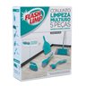 Rodo Mop Flash Limp Giratório Com Balde e Kit 5 Peças Lavanderia Completa - 10