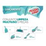 Rodo Mop Flash Limp Giratório Com Balde e Kit 5 Peças Lavanderia Completa - 9