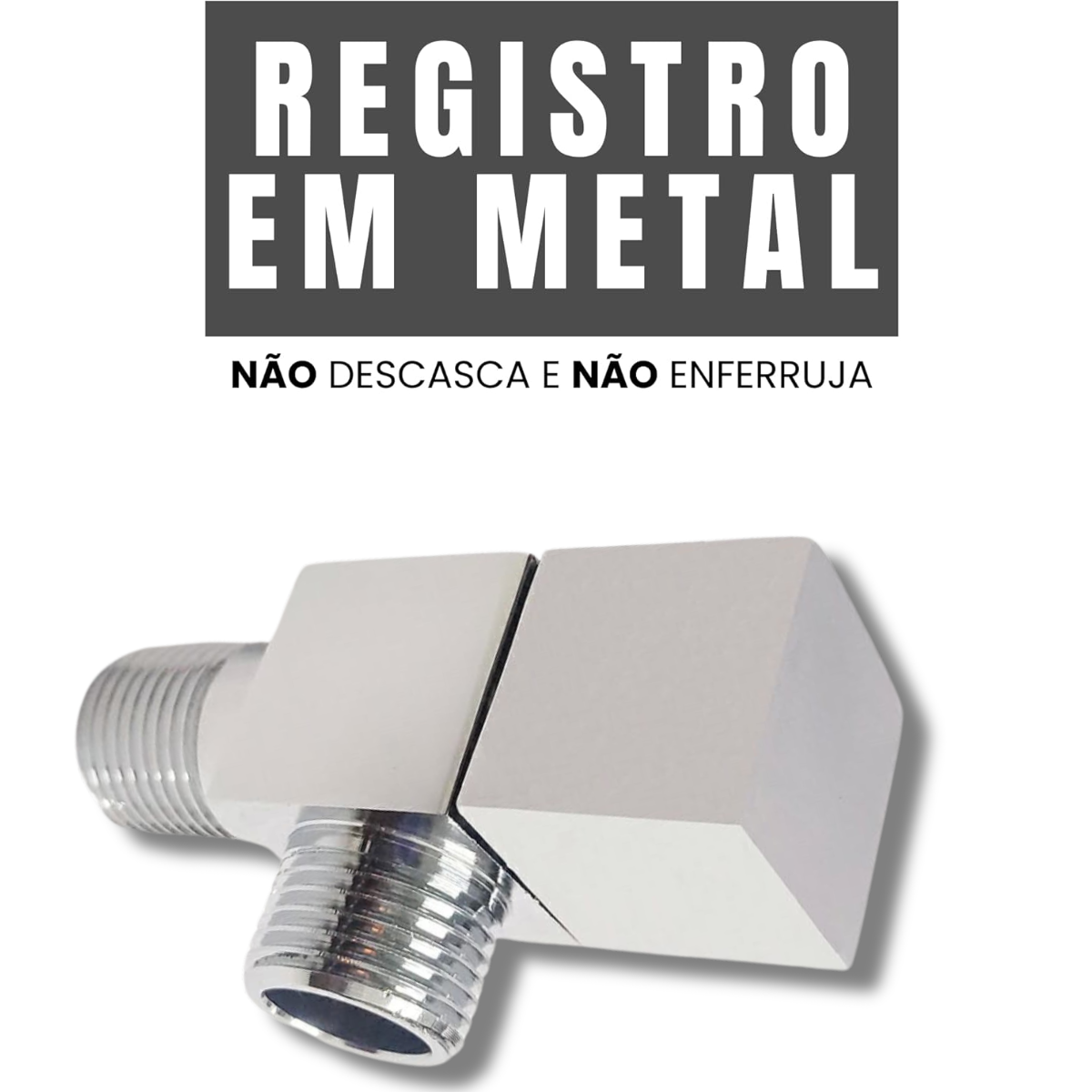 Ducha Higienica Chuveirinho Banheiro Quadrada Luxo Metal:cromado - 6