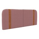 Ver imagem 2 de Cabeceira Painel Orgânico Cama Box Queen Size Flay 160cm Dobrável Bouclé Rosa Escuro - Desk Design