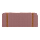 Ver imagem 7 de Cabeceira Painel Orgânico Cama Box Queen Size Flay 160cm Dobrável Bouclé Rosa Escuro - Desk Design