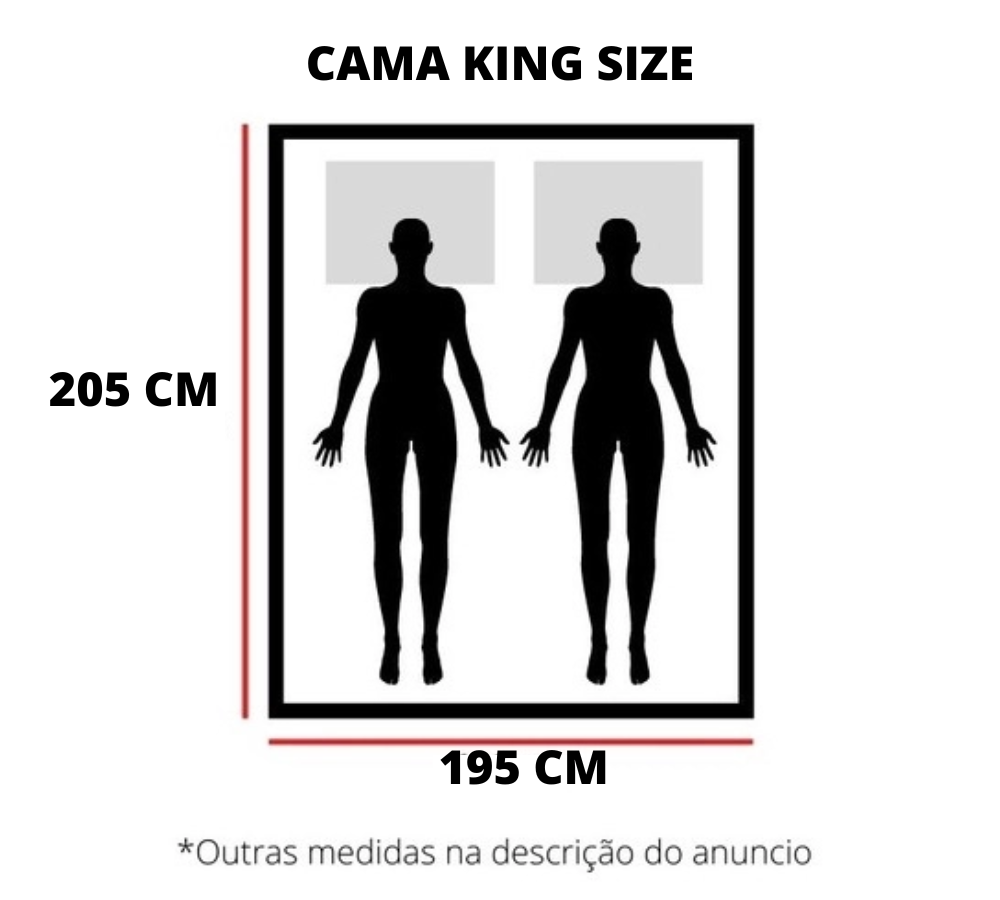 Cama King Size Prime de Madeira Maciça Angelim Pedra/Tauari Imbuia - 2