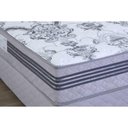 Ver imagem 2 de Cama Box Baú Queen: Colchão Molas Masterpocket Ensacadas Paropas Supremo Gray + Base Crc Suede