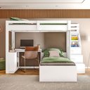 Ver imagem 3 de Beliche Adulto com Escrivaninha Office Moon