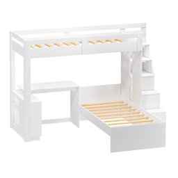 Beliche Adulto com Escrivaninha Office Moon - 13