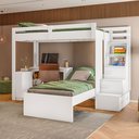 Ver imagem 4 de Beliche Adulto com Escrivaninha Office Moon