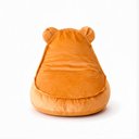 Ver imagem 3 de Puff Infantil Urso Criança com Enchimento de Espuma - Tecido Veludo Amarelo