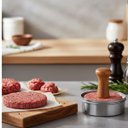 Ver imagem 2 de Modelador Hamburguer Profissional,forma para Hambúrguer Artesanal 10cm Metal Resistente