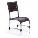 Ver imagem 1 de Cadeira Alumínio Área Externa Varanda Jardim Fibra Sintética - Pedra Ferro