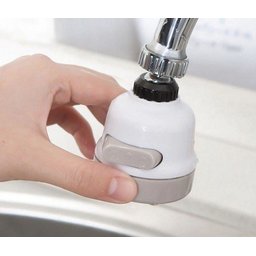 Adaptador Torneira Giratoria 360 3 Jatos D'agua Arejador - 1