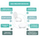 Ver imagem 4 de Assento Sanitário Tampa de Vaso Branco Mdf Laqueado Avalon para Bacia Ideal Standard