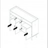 Conjunto para Sala de Estar com Rack, Painel para TV Aparador Buffet Móveis Germai - 12
