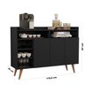 Conjunto para Sala de Estar com Rack, Painel para TV Aparador Buffet Móveis Germai - 13