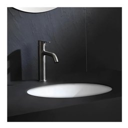 Cuba de Embutir de Cerâmica Oval - 450x360x165 Branco Docol - 3