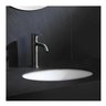 Cuba de Embutir de Cerâmica Oval - 450x360x165 Branco Docol - 3