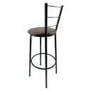 Ver imagem 3 de Kit 3 Banqueta Alta Prata Cozinha Gourmet Americana Balcão:marrom