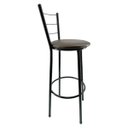 Ver imagem 4 de Kit 3 Banqueta Alta Prata Cozinha Gourmet Americana Balcão:marrom