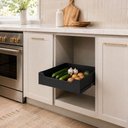 Ver imagem 3 de Gaveta Fruteira Deslizante Elite 37x37x13cm Preto Fosco Aço Carbono Schmitt Móvel Cozinha