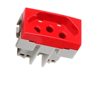 Ver imagem 1 de Modulo Tomada 2p+t 20a Vermelho Sleek Margirius
