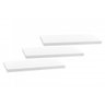 Prateleira MDF 50 x 15 cm Kit 3 Peças Eví Decor - 2