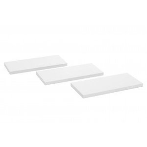 Prateleira MDF 50 x 15 cm Kit 3 Peças Eví Decor