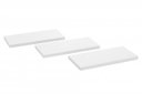 Ver imagem 1 de Prateleira MDF 50 x 15 cm Kit 3 Peças Eví Decor