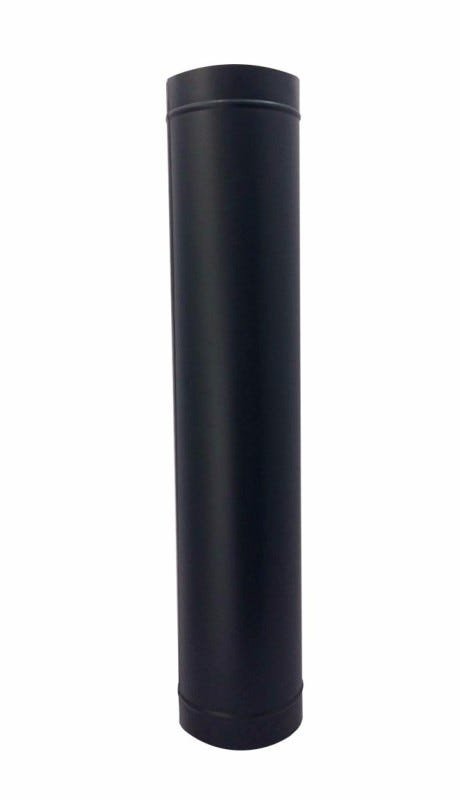 Duto preto para chaminé de 115 mm de diâmetro - 1