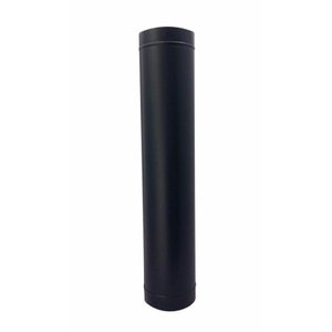 Duto preto para chaminé de 115 mm de diâmetro