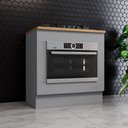 Ver imagem 2 de Balcão Forno Embutir Americana Henn 80 Cm com Tampo para Cooktop Henn 80 Cm