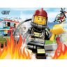 Painel Decorativo Festa Lego City Bombeiro #04 - 180x120 - 1