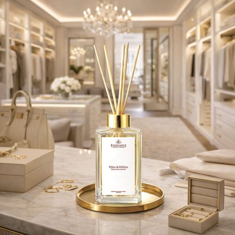 Difusor Pera & Frésia 250 Ml Aromatizador de Ambientes | Perfume para Casa Ellegance Aromas