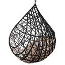 Ver imagem 5 de Cadeira Balanço Ninho Suspenso Gota Tramado com Suporte e Almofada Impermeável Acesse Móveis