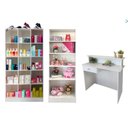 Ver imagem 1 de Expositor Armário Colméia Prateleira Loja Closed L Kit 3 Pçs