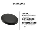 Ver imagem 4 de Assento Reposição Cadeira Cozinha 35 cm:Preto
