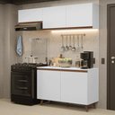 Ver imagem 1 de Armário de Cozinha Compacta 190cm Reims Madesa 08 Branco