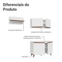 Ver imagem 3 de Armário de Cozinha Compacta 190cm Reims Madesa 08 Branco