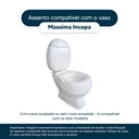 Ver imagem 6 de Tampa de Vaso em MDF Massima Branco para bacia Incepa