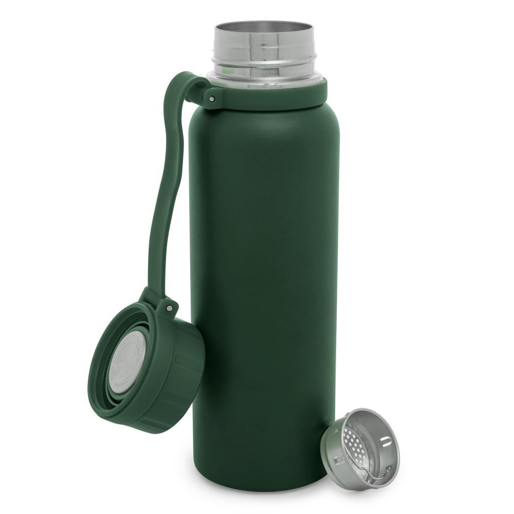 Garrafa Térmica Lyor de Aço Inox Explorer Verde - 4