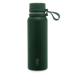 Garrafa Térmica Lyor de Aço Inox Explorer Verde - 1
